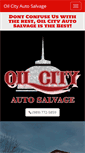 Mobile Screenshot of oilcityautosalvage.com
